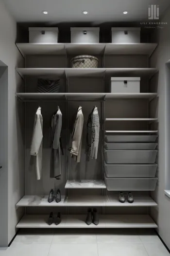 Интерьер гардеробной  смотреть на Basicdecor