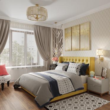 Интерьер спальни в неоклассике смотреть на Basicdecor