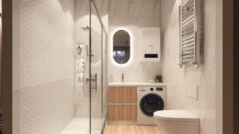 Интерьер ванной  смотреть на Basicdecor