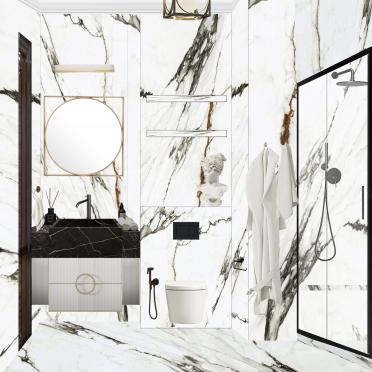 Интерьер ванной  смотреть на Basicdecor
