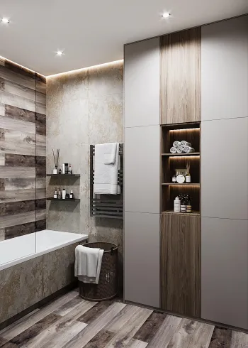Интерьер ванной  смотреть на Basicdecor