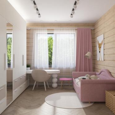 Интерьер детской с для девочки  смотреть на Basicdecor