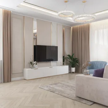 Интерьер гостиной  смотреть на Basicdecor