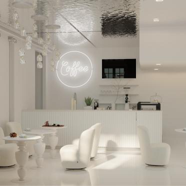 Интерьер кухни c подсветкой  смотреть на Basicdecor