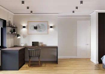 Интерьер c рабочим местом  смотреть на Basicdecor