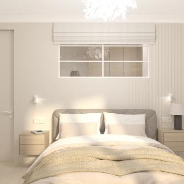 Интерьер спальни cветильниками над кроватью  смотреть на Basicdecor