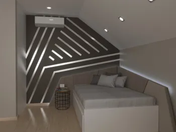 Интерьер c подсветкой  смотреть на Basicdecor