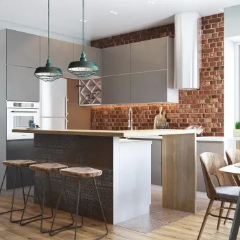 Интерьер кухни  смотреть на Basicdecor