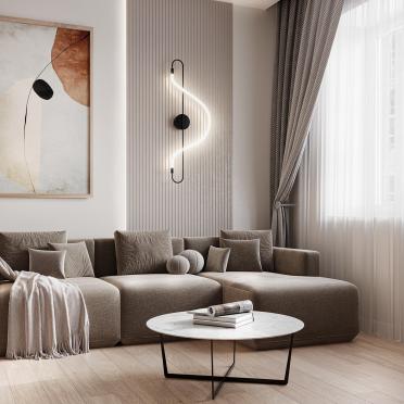 Интерьер гостиной  смотреть на Basicdecor