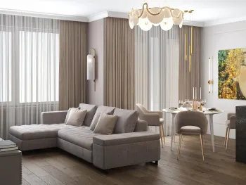 Интерьер гостиной  смотреть на Basicdecor
