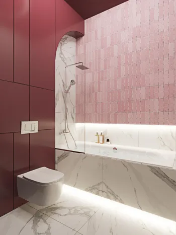 Интерьер ванной  смотреть на Basicdecor