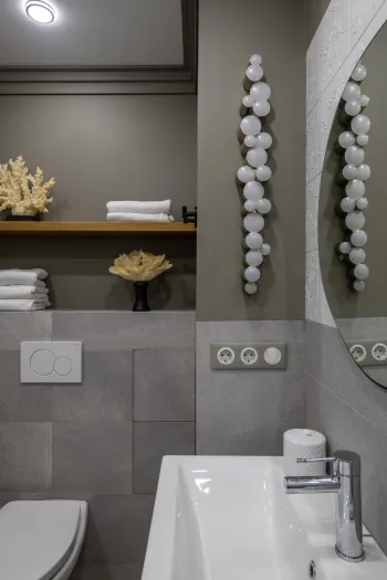 Интерьер ванной в современном стиле смотреть на Basicdecor