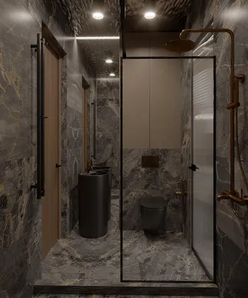 Интерьер ванной  смотреть на Basicdecor