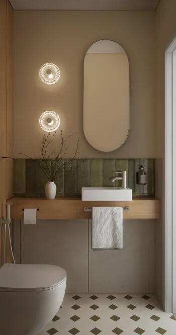 Интерьер ванной  смотреть на Basicdecor