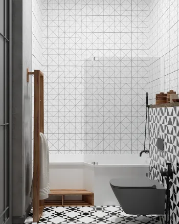 Интерьер ванной  смотреть на Basicdecor