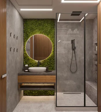 Интерьер ванной  смотреть на Basicdecor