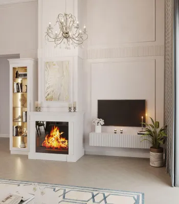 Интерьер гостиной в неоклассике смотреть на Basicdecor