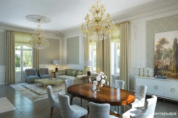 Интерьер столовой в классическом стиле смотреть на Basicdecor