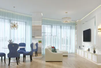 Интерьер гостиной  смотреть на Basicdecor