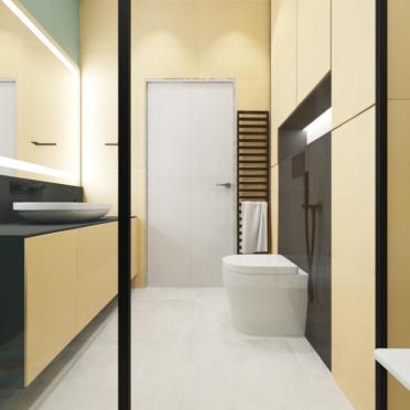Интерьер ванной в современном стиле смотреть на Basicdecor