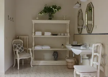 Интерьер ванной в ретро и винтажном смотреть на Basicdecor