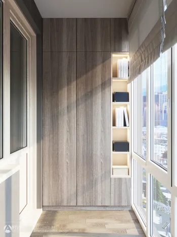 Интерьер с окном и балконом в современном стиле смотреть на Basicdecor