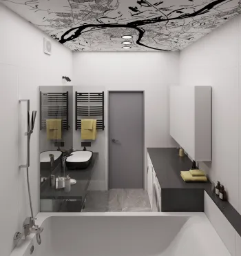 Интерьер ванной  смотреть на Basicdecor