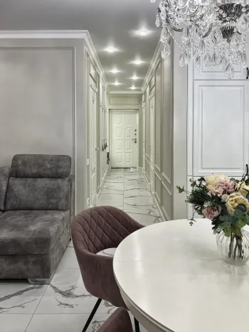 Интерьер с каретной стяжкой  смотреть на Basicdecor