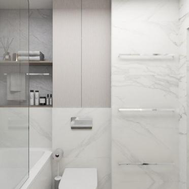 Интерьер ванной  смотреть на Basicdecor