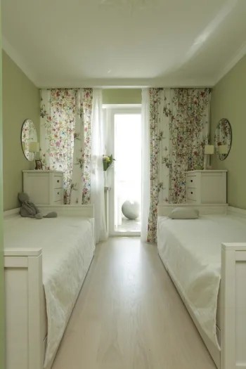 Интерьер детской с две кровати в современном стиле смотреть на Basicdecor
