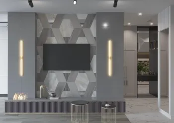 Интерьер кухни c подсветкой  смотреть на Basicdecor