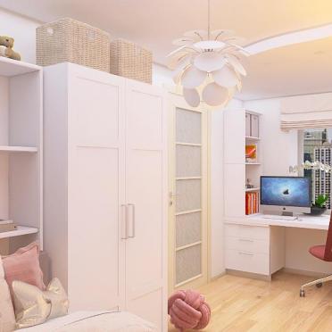 Интерьер детской с для девочки в современном стиле смотреть на Basicdecor