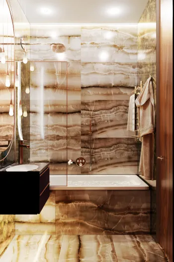 Интерьер ванной  смотреть на Basicdecor