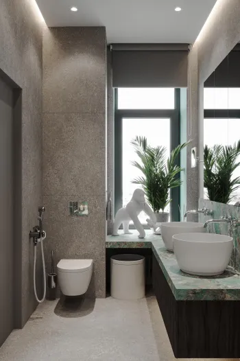 Интерьер ванной  смотреть на Basicdecor