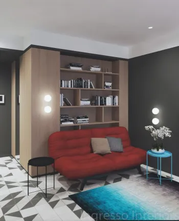 Интерьер гостиной с подсветкой светодиодной и с подсветкой  смотреть на Basicdecor