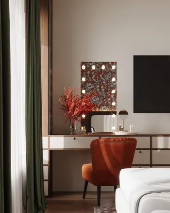 Интерьер спальни  смотреть на Basicdecor