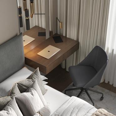 Интерьер спальни  смотреть на Basicdecor