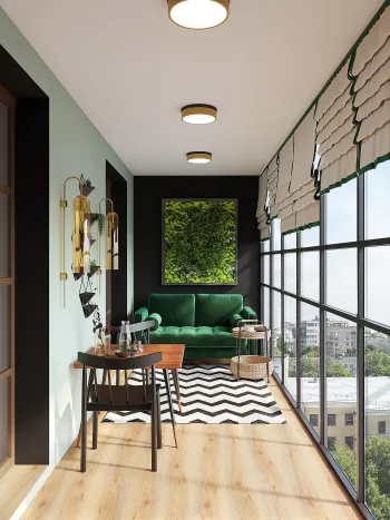Интерьер балкона  смотреть на Basicdecor