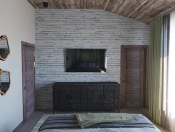 Интерьер спальни в стиле кантри смотреть на Basicdecor