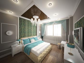 Интерьер спальни в современном стиле и в классическом стиле смотреть на Basicdecor