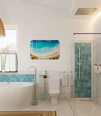 Интерьер ванной  смотреть на Basicdecor