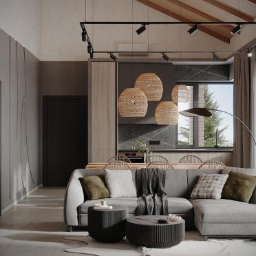 Интерьер гостиной  смотреть на Basicdecor