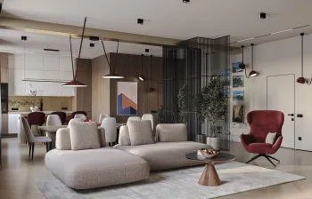 Интерьер гостиной  смотреть на Basicdecor