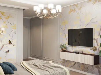 Интерьер спальни в неоклассике смотреть на Basicdecor