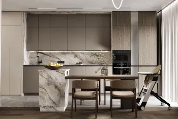 Интерьер кухни  смотреть на Basicdecor
