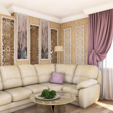 Интерьер гостиной в неоклассике смотреть на Basicdecor