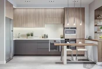 Интерьер кухни в современном стиле смотреть на Basicdecor