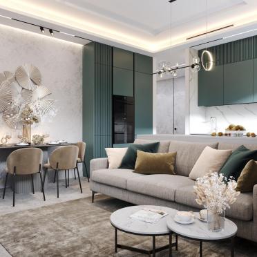Интерьер гостиной  смотреть на Basicdecor