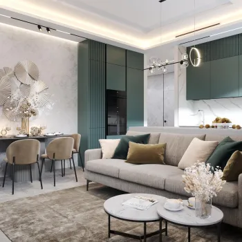 Интерьер гостиной  смотреть на Basicdecor