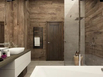 Интерьер ванной  смотреть на Basicdecor